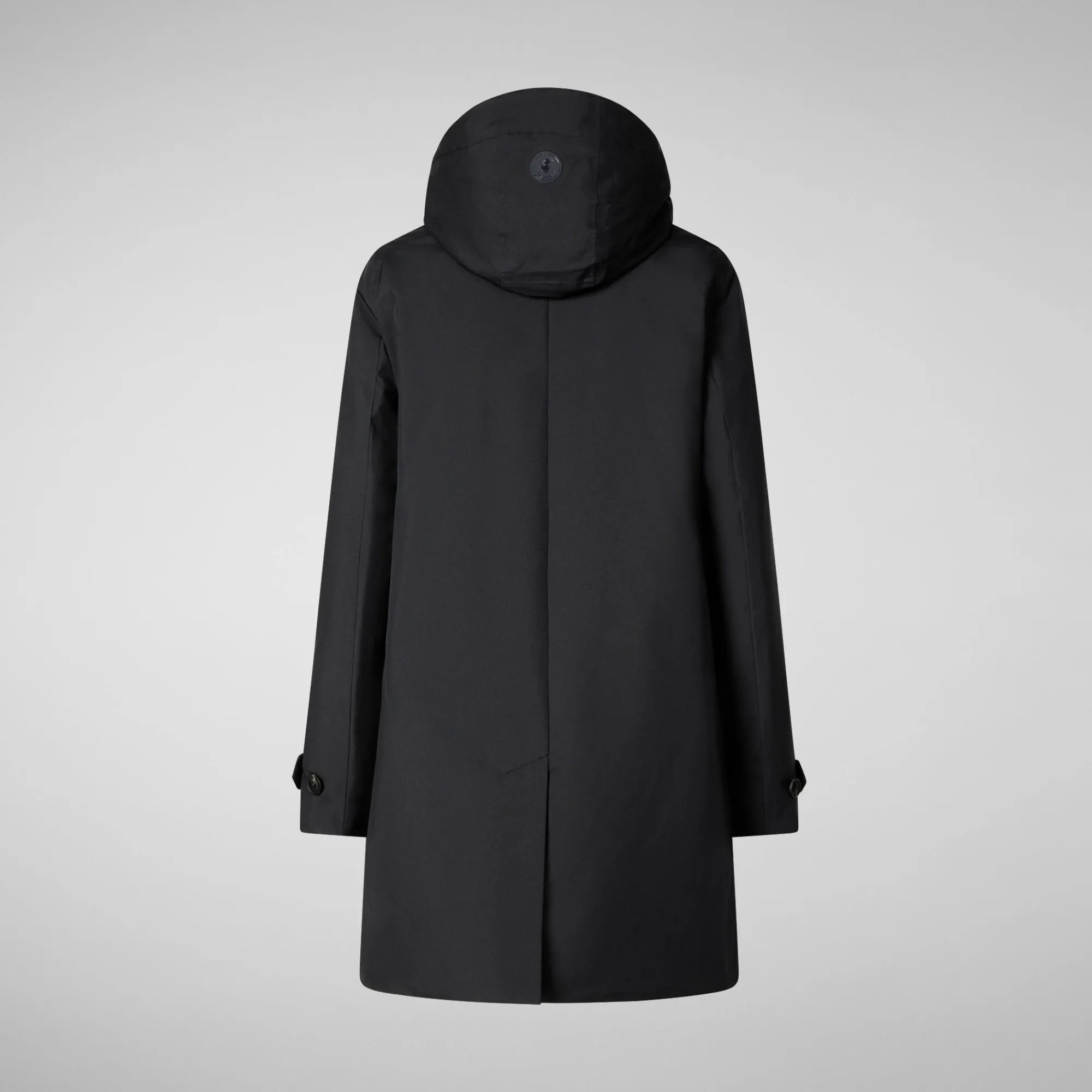 Save The Duck Jacken>DAMEN REGENMANTEL EMBIE IN BLAU SCHWARZ Blauschwarz