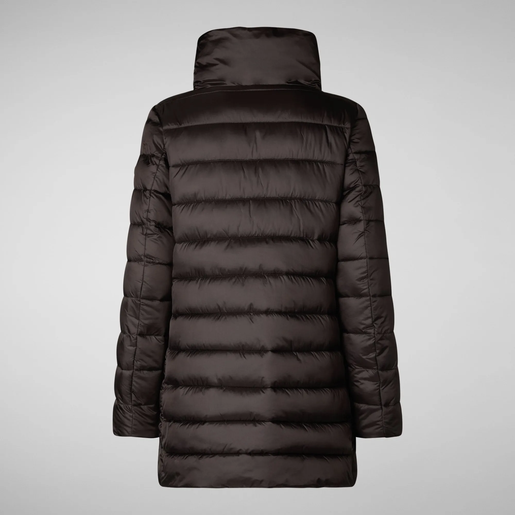 Save The Duck Animal-Free Steppjacken>Damen Regenmantel Lydia In Braunschwarz