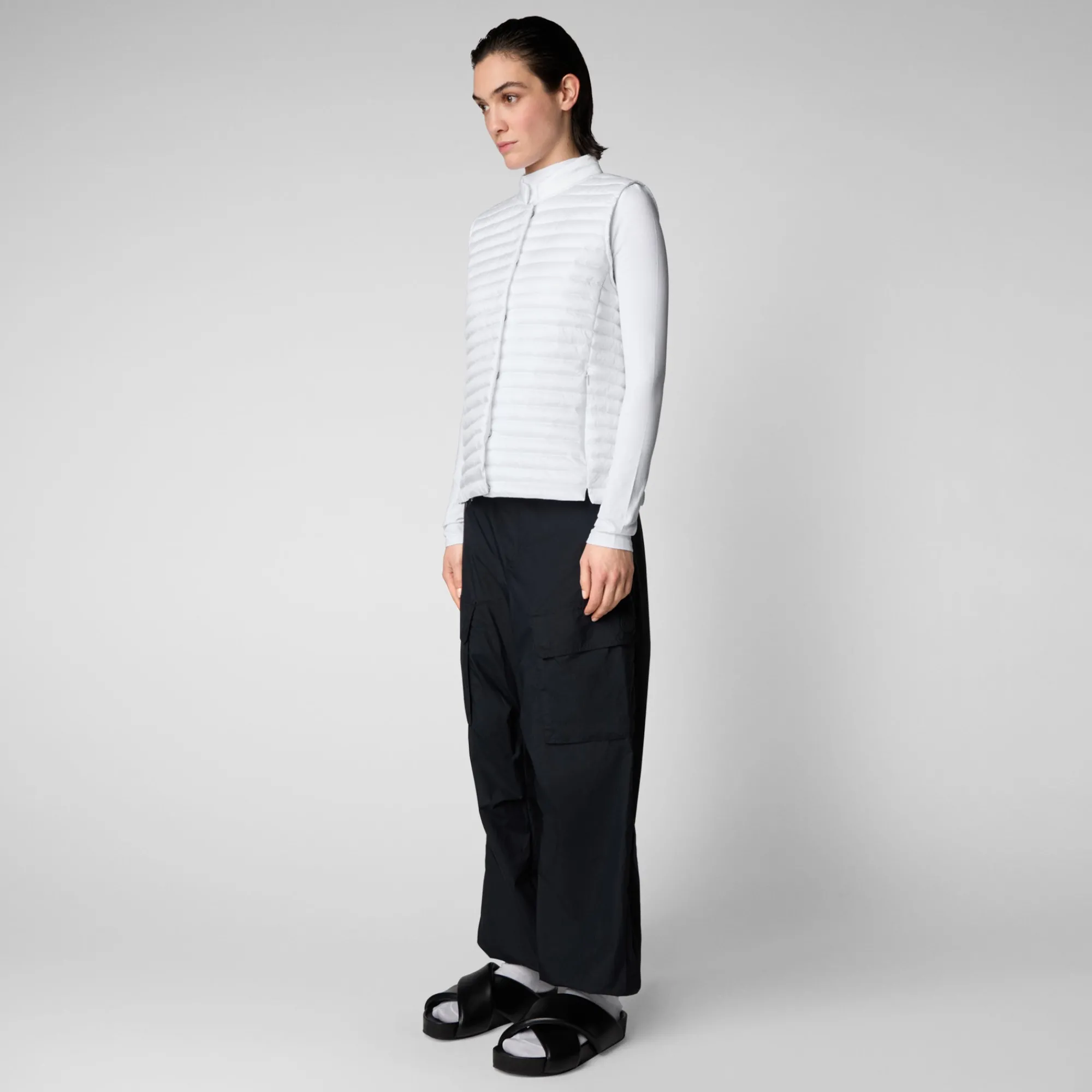 Save The Duck Westen>Damen- Steppweste Aria In Weiss
