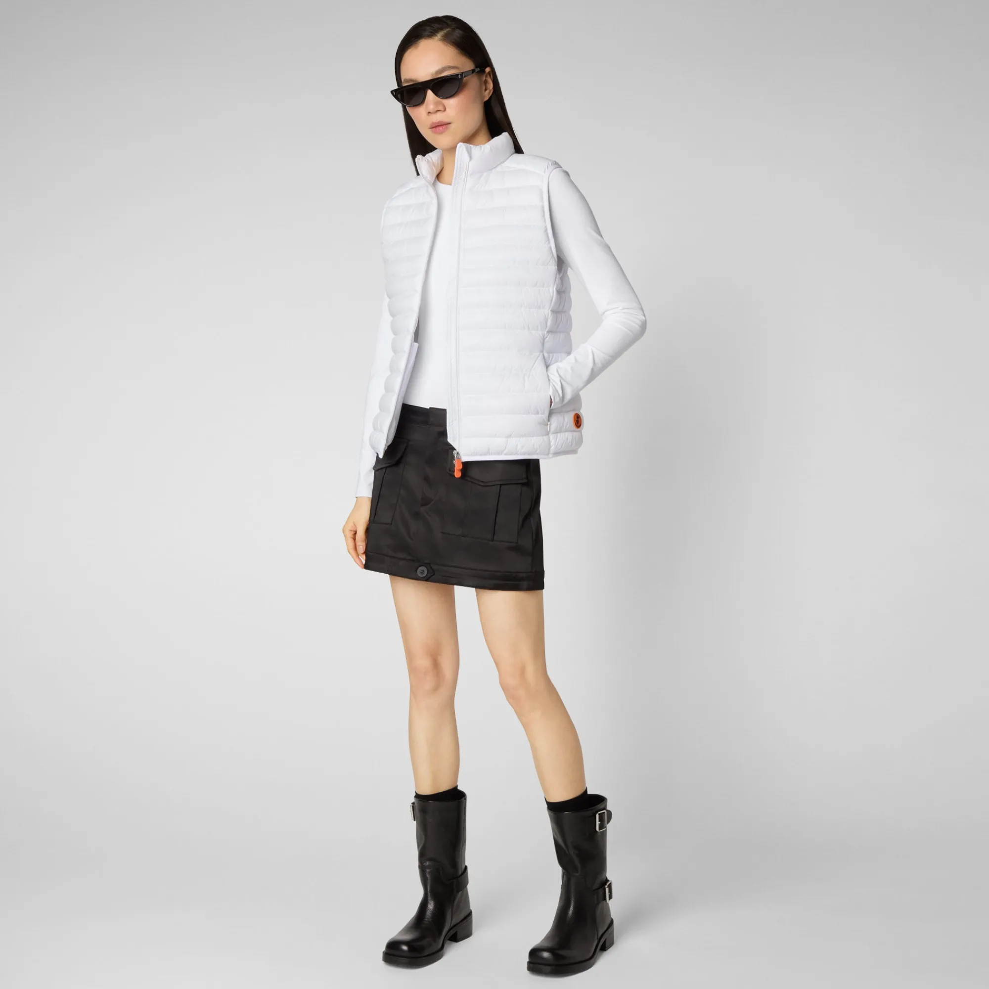 Save The Duck Westen>Damen- Steppweste Charlotte In Weiss