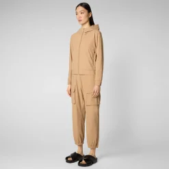Save The Duck T-Shirts & Sweatshirts>Damen Sweatshirt Pear In Biscuit beige