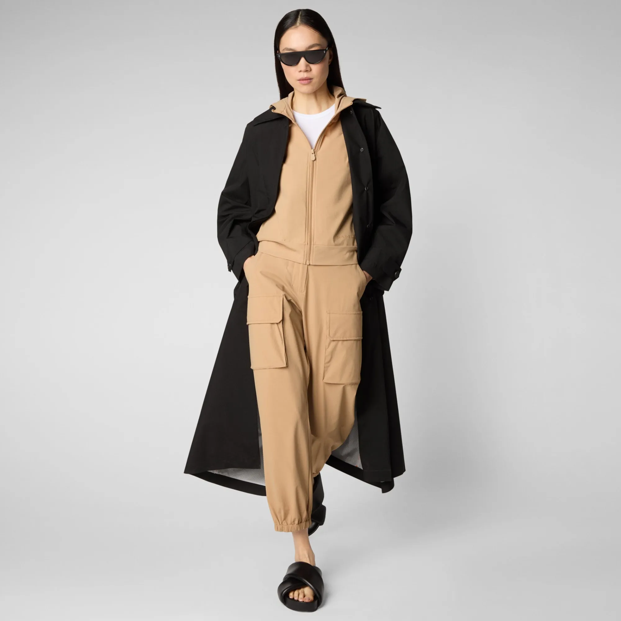 Save The Duck T-Shirts & Sweatshirts>Damen Sweatshirt Pear In Biscuit beige