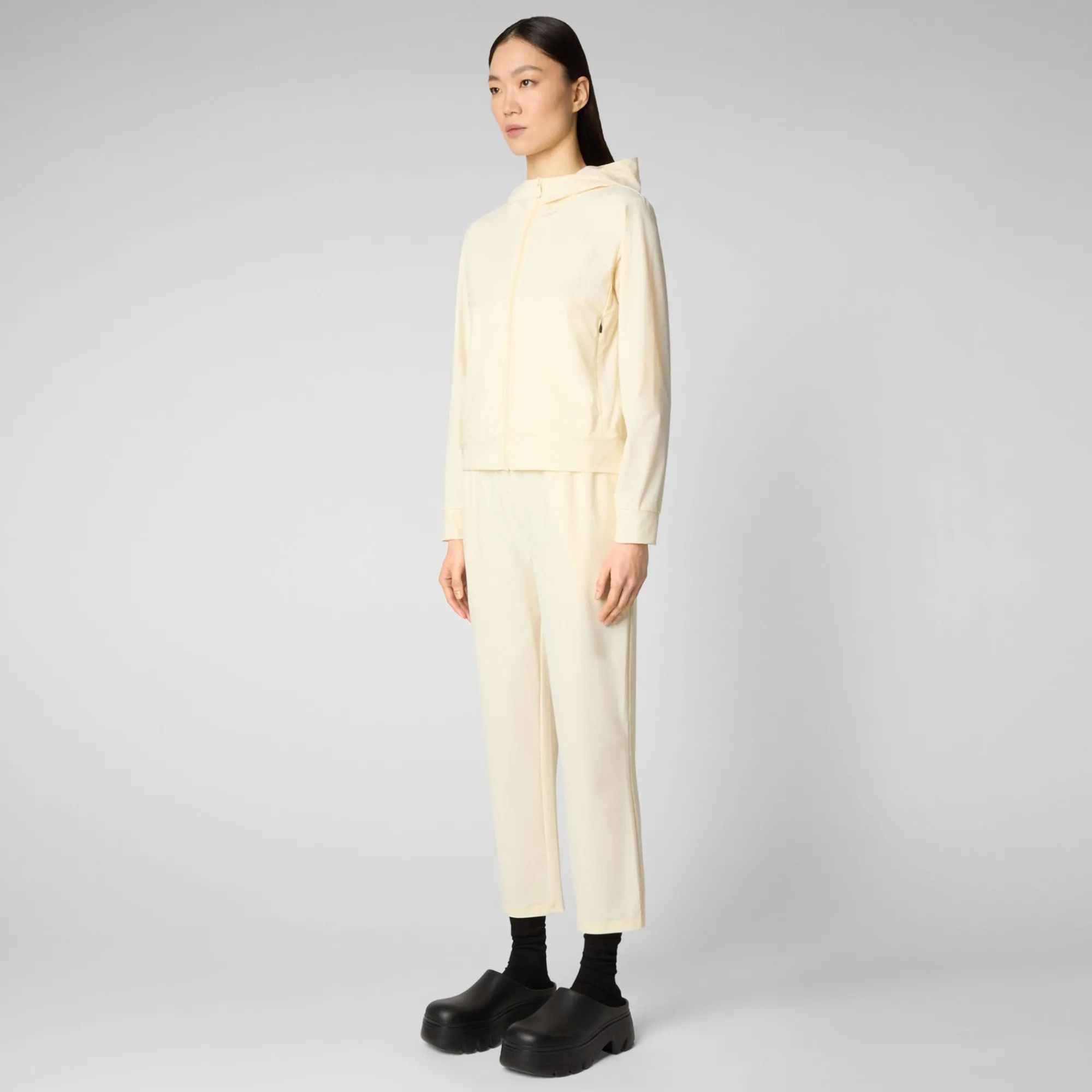 Save The Duck T-Shirts & Sweatshirts>Damen Sweatshirt Pear In Vanille
