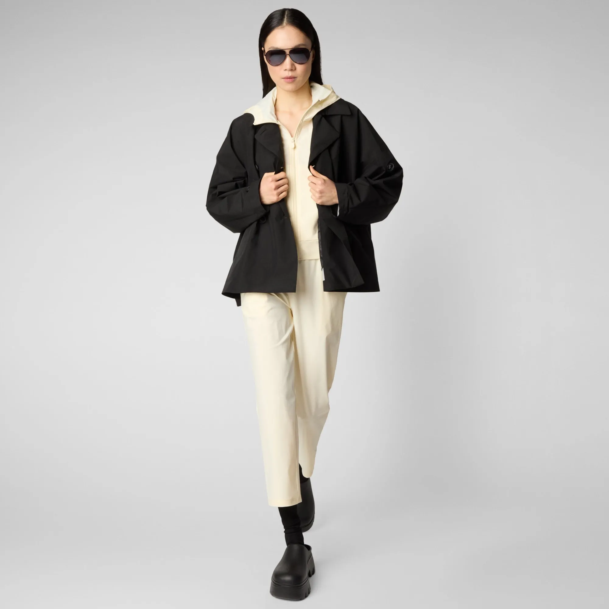 Save The Duck T-Shirts & Sweatshirts>Damen Sweatshirt Pear In Vanille