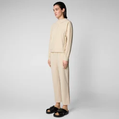 Save The Duck T-Shirts & Sweatshirts>Damen Sweatshirt Pear In Cremebeige