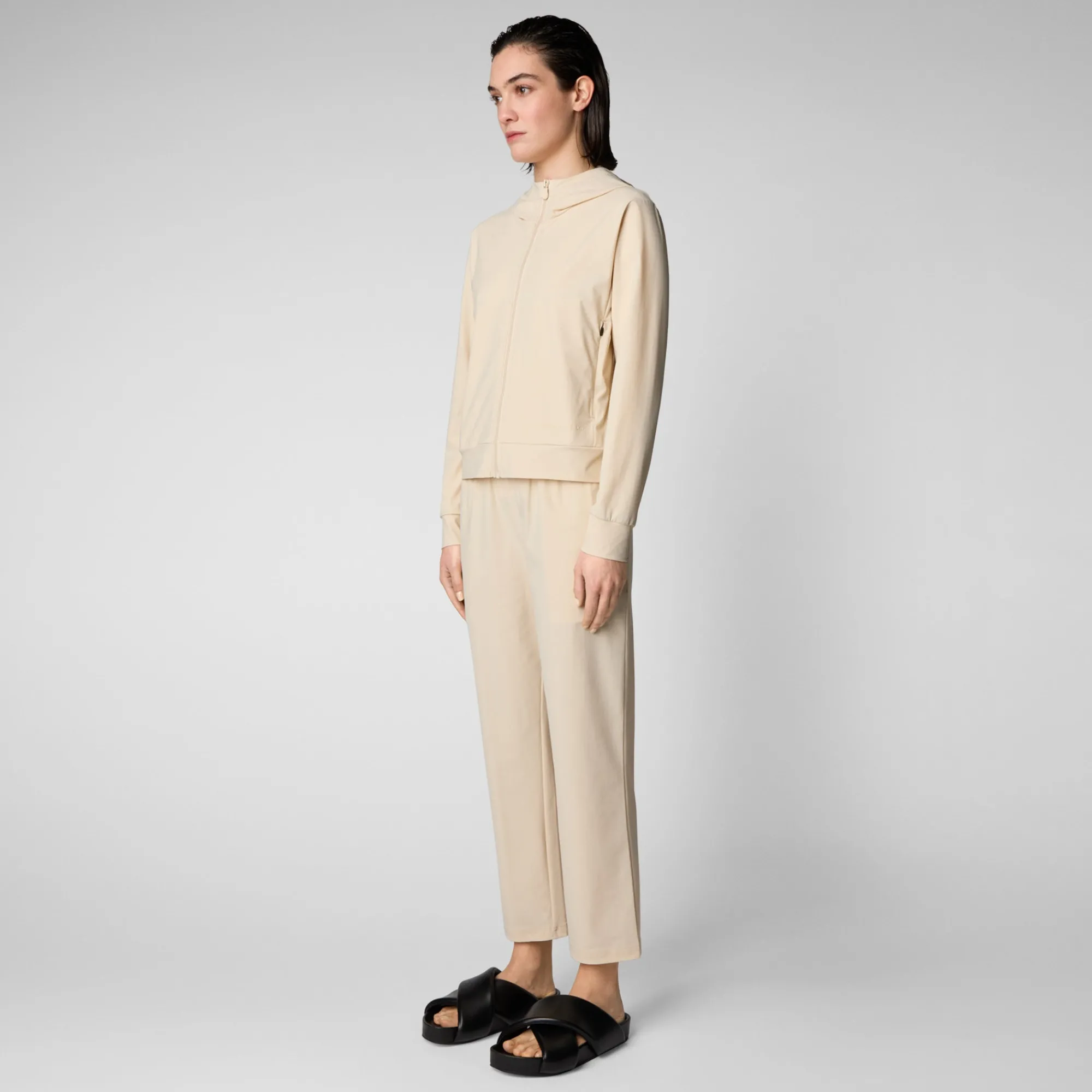 Save The Duck T-Shirts & Sweatshirts>Damen Sweatshirt Pear In Cremebeige