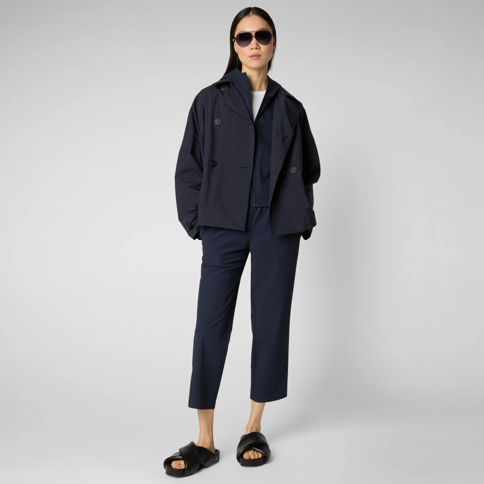 Save The Duck T-Shirts & Sweatshirts>Damen Sweatshirt Pear In Marineblau