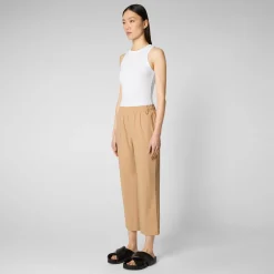 Save The Duck Hosen>Damen Trousers Milan In Biscuit beige