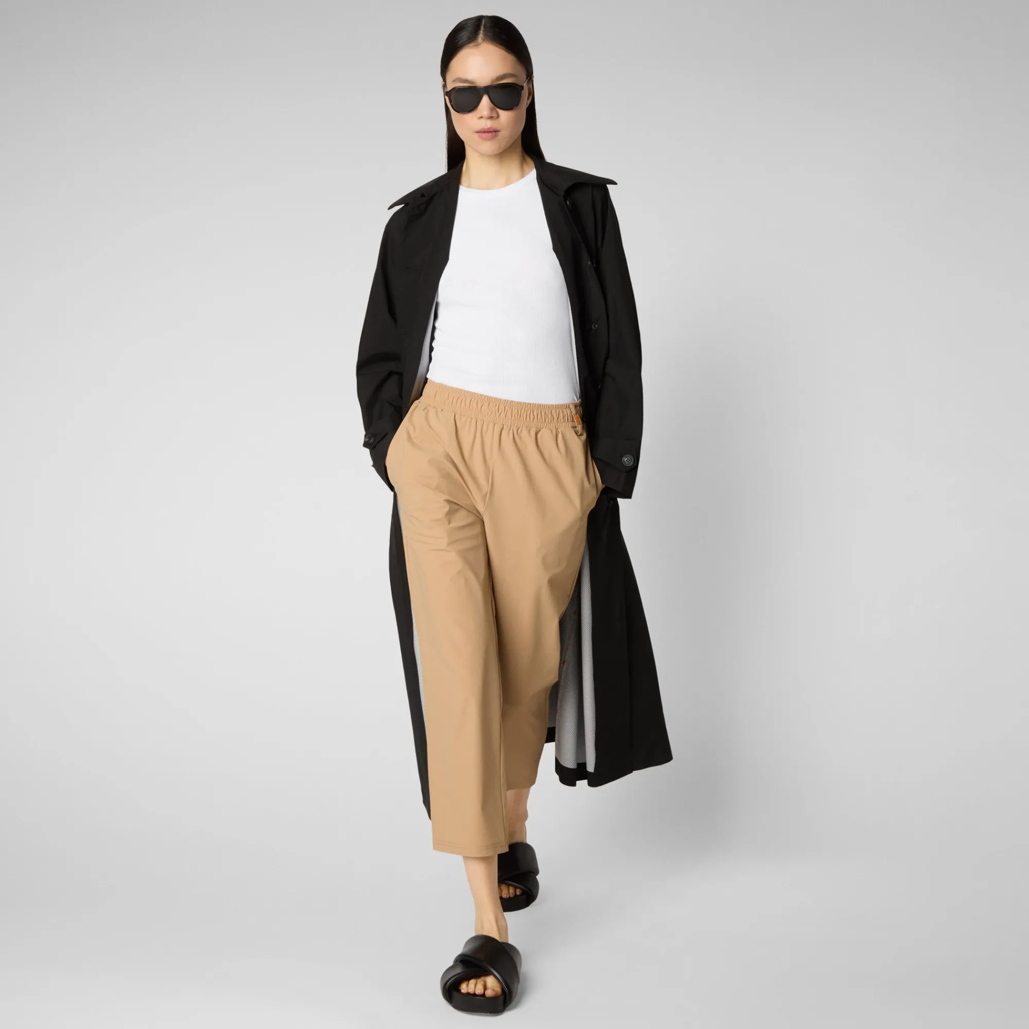 Save The Duck Hosen>Damen Trousers Milan In Biscuit beige