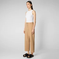 Save The Duck Hosen>Damenhose Gita In Biscuit beige