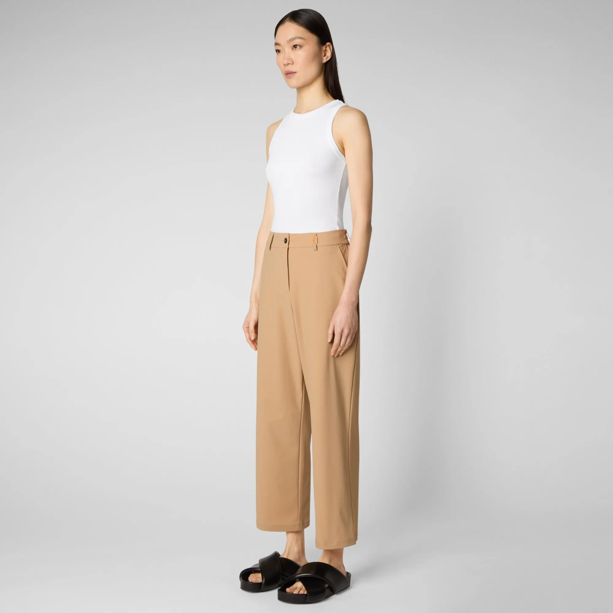 Save The Duck Hosen>Damenhose Gita In Biscuit beige