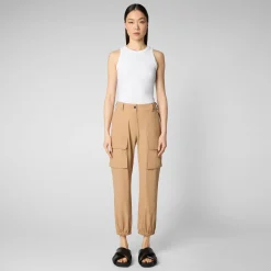 Save The Duck Hosen>Damenhose Gosy In Biscuit beige
