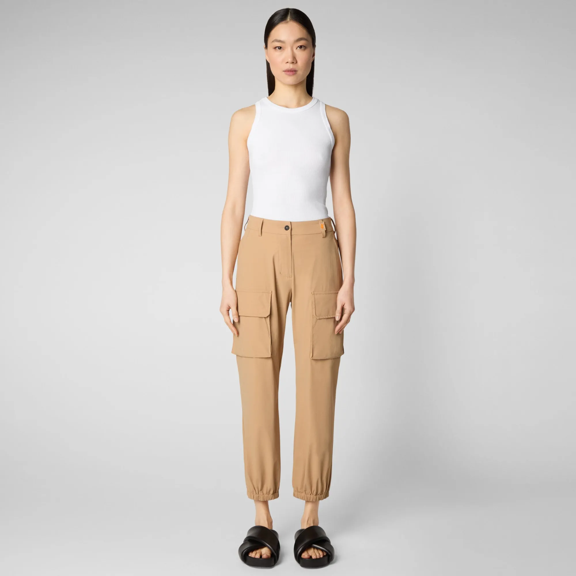 Save The Duck Hosen>Damenhose Gosy In Biscuit beige