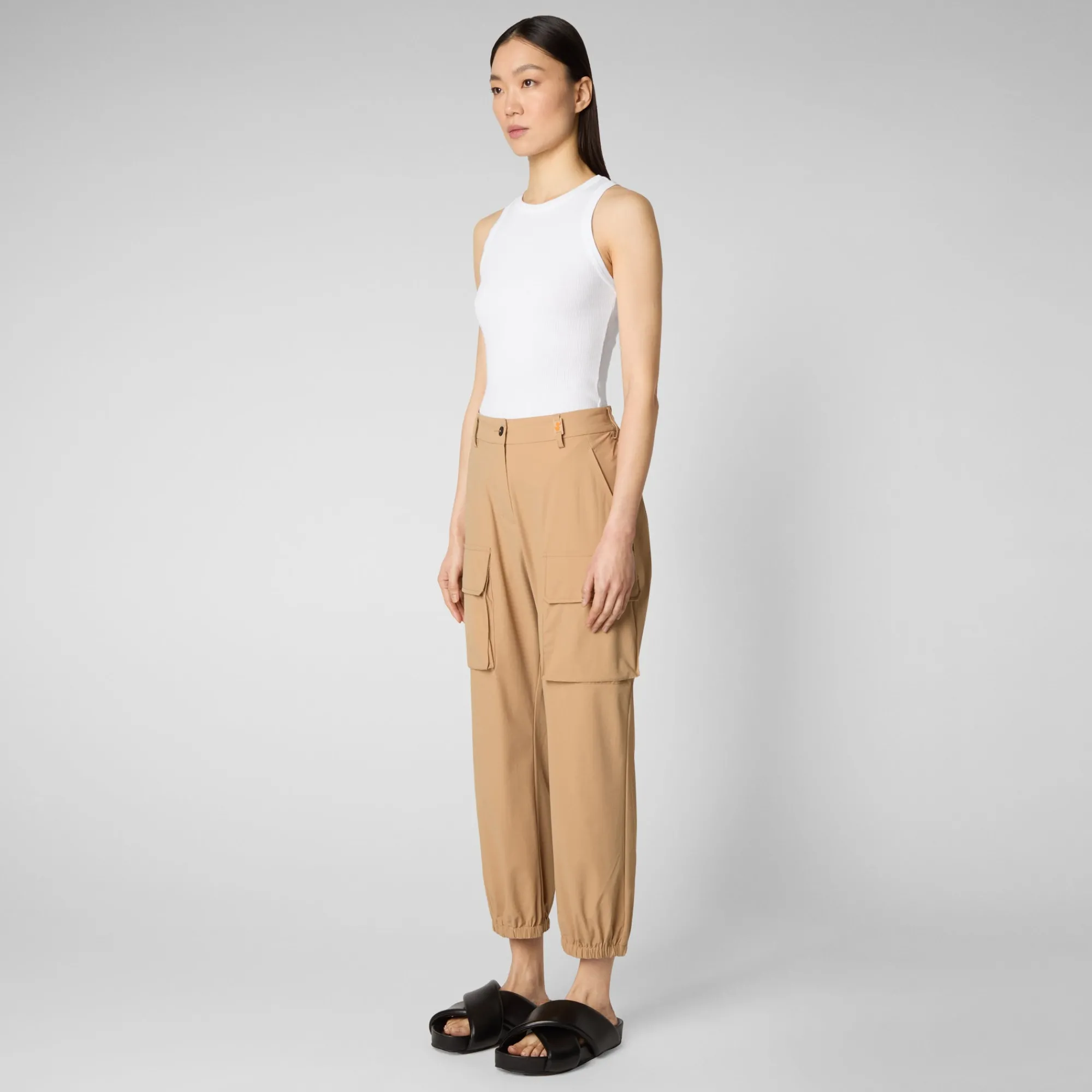 Save The Duck Hosen>Damenhose Gosy In Biscuit beige