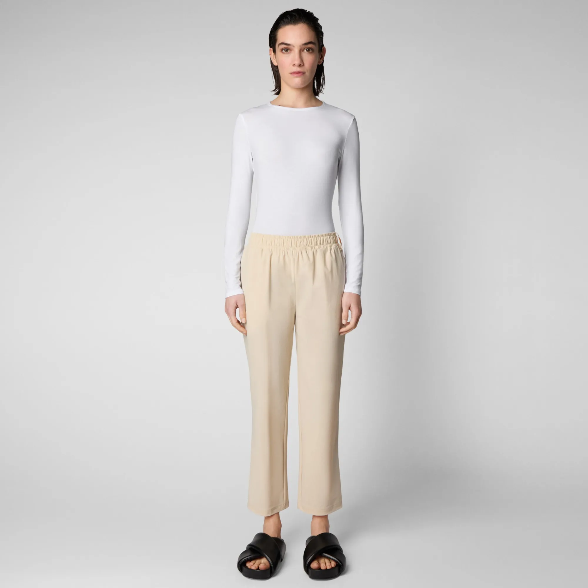 Save The Duck Hosen>Damenhose Milan In Cremebeige