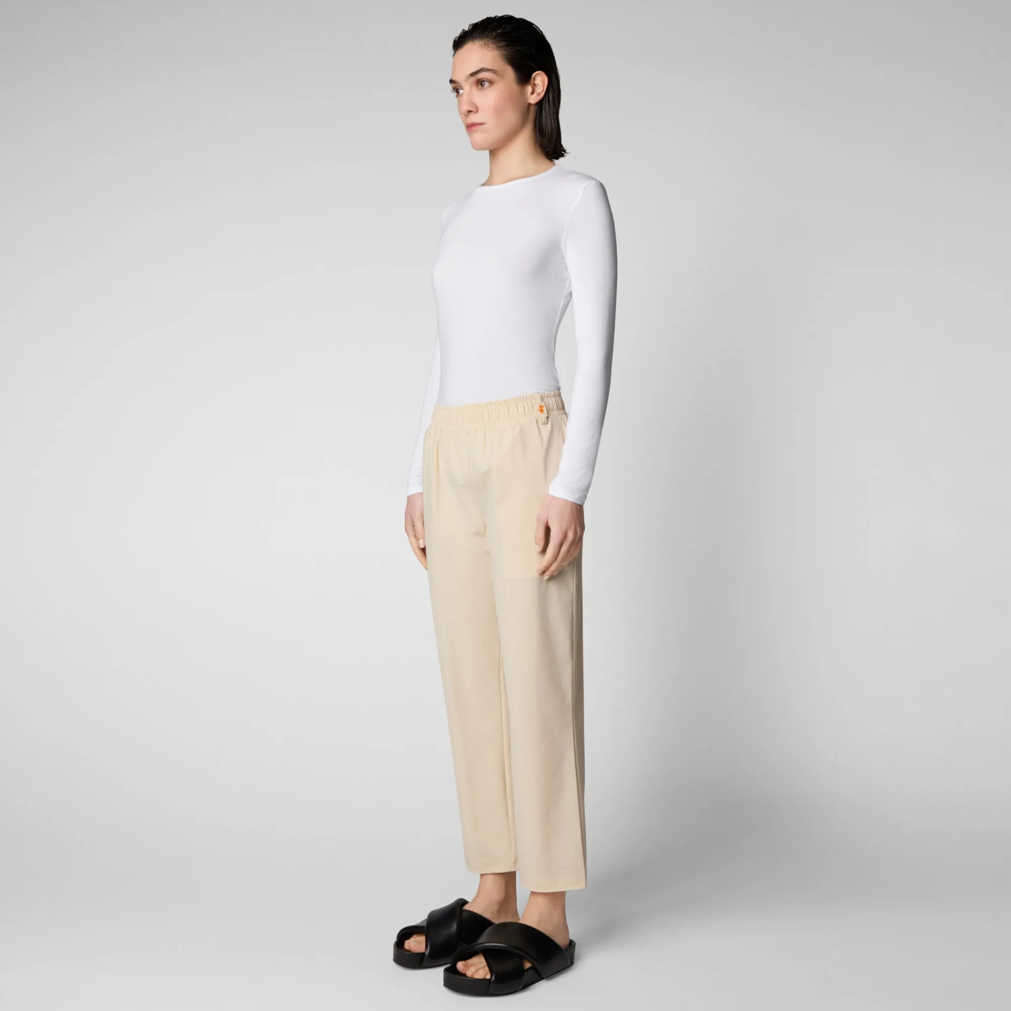 Save The Duck Hosen>Damenhose Milan In Cremebeige