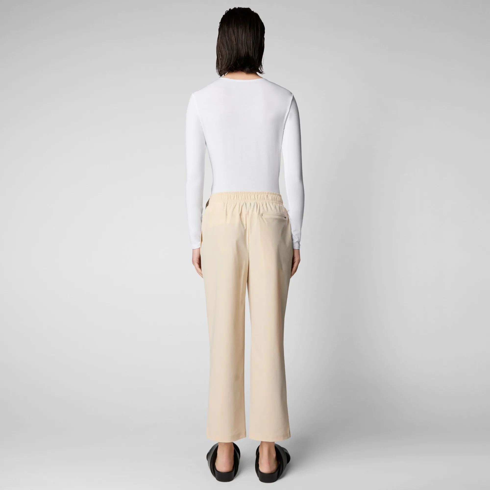 Save The Duck Hosen>Damenhose Milan In Cremebeige