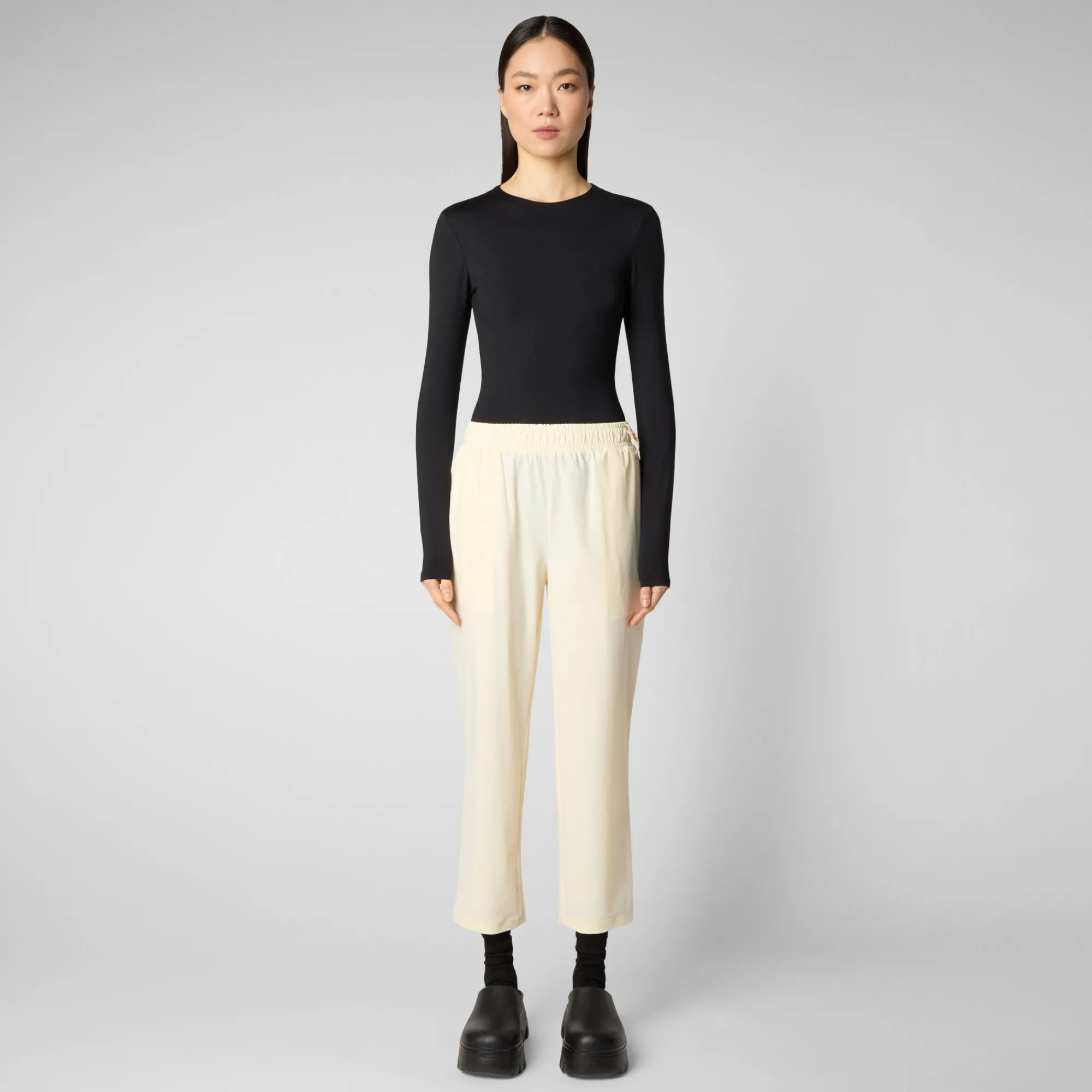 Save The Duck Hosen>Damenhose Milan In Vanille