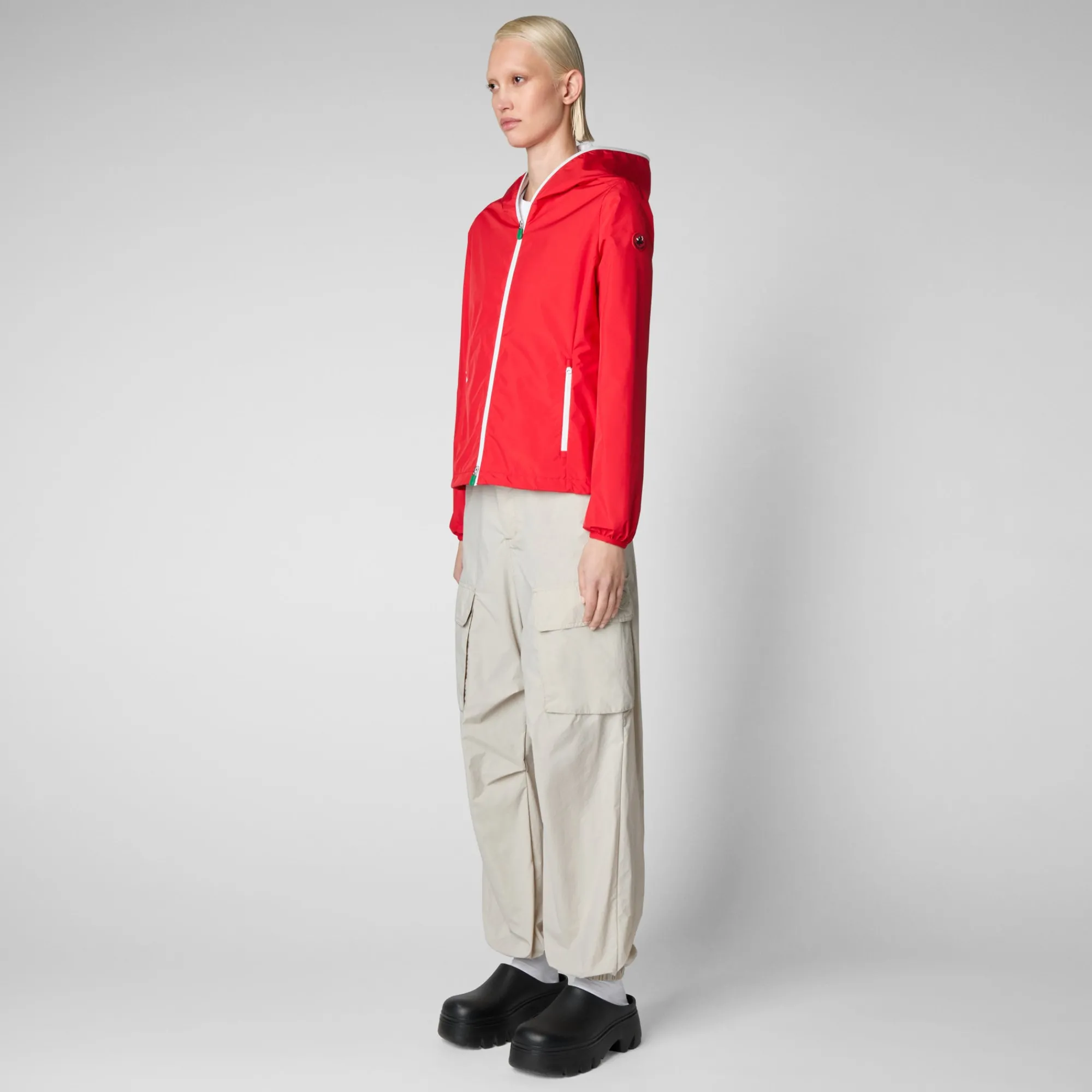 Save The Duck Jacken>Damenjacke Hope In Flammenrot