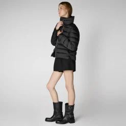 Save The Duck Animal-Free Steppjacken>Damen-steppjacke Elsie In Schwarz