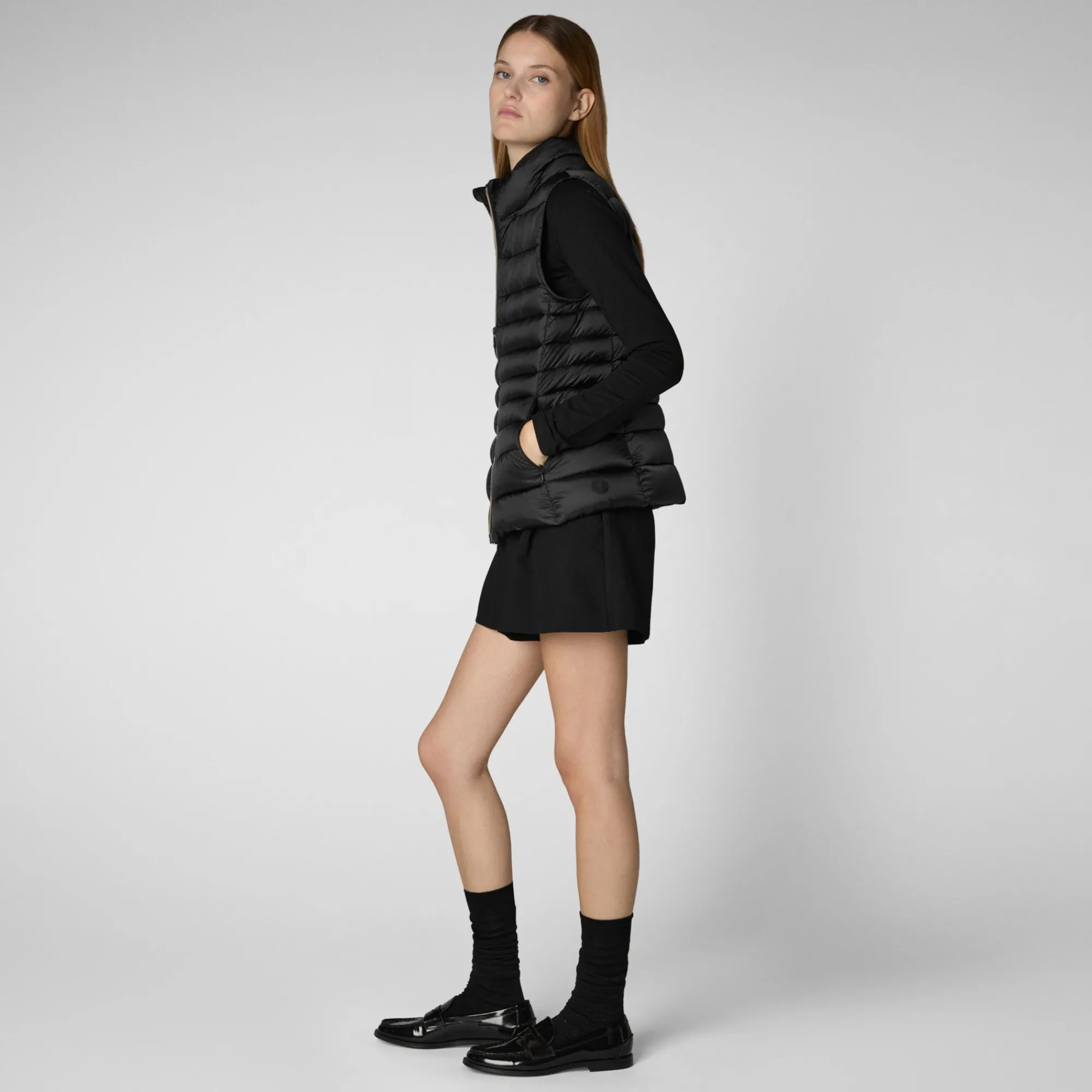 Save The Duck Westen>Damen-steppweste Lynn In Schwarz