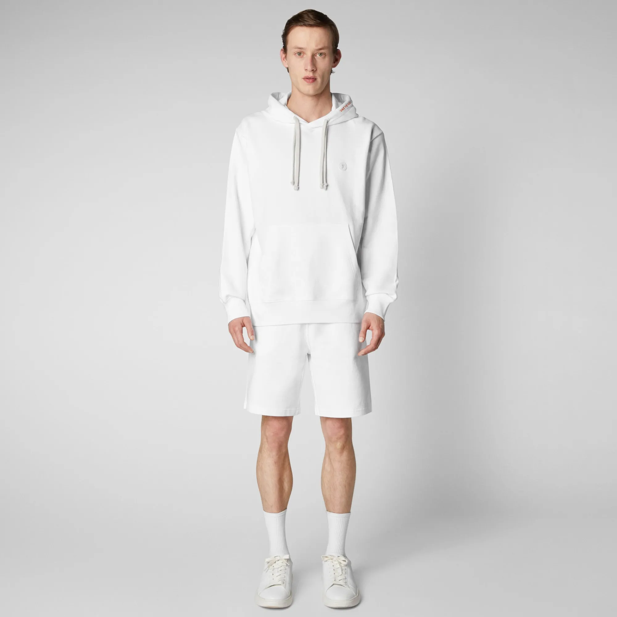 Save The Duck T-Shirts & Sweatshirts>Herren Sweatshirt Edson In Weiss