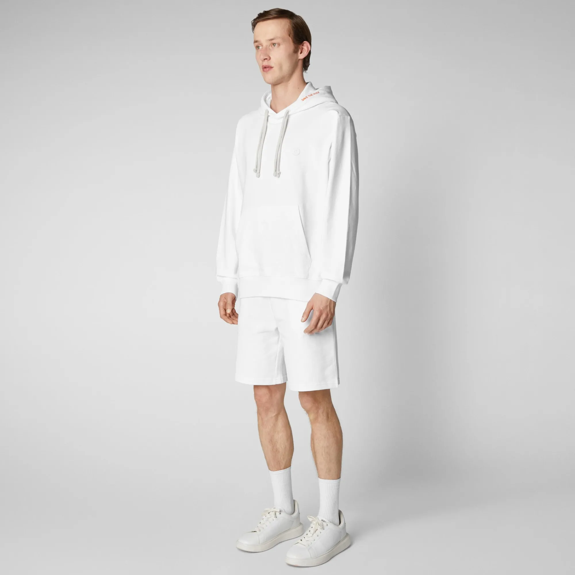 Save The Duck T-Shirts & Sweatshirts>Herren Sweatshirt Edson In Weiss