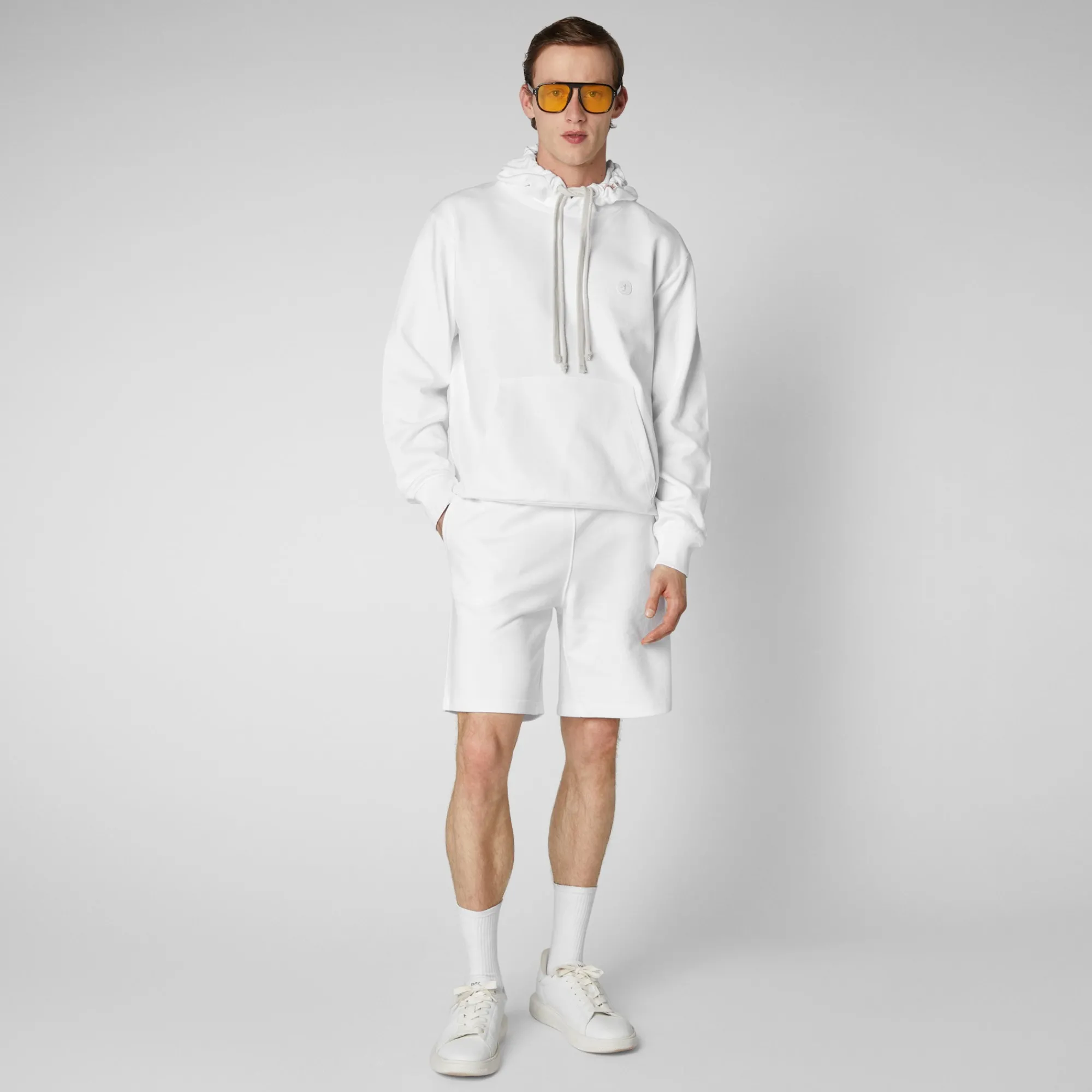 Save The Duck T-Shirts & Sweatshirts>Herren Sweatshirt Edson In Weiss