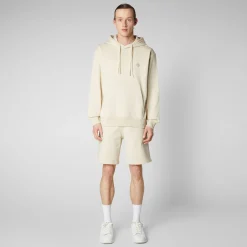 Save The Duck T-Shirts & Sweatshirts>Herren Sweatshirt Edson In Cremebeige