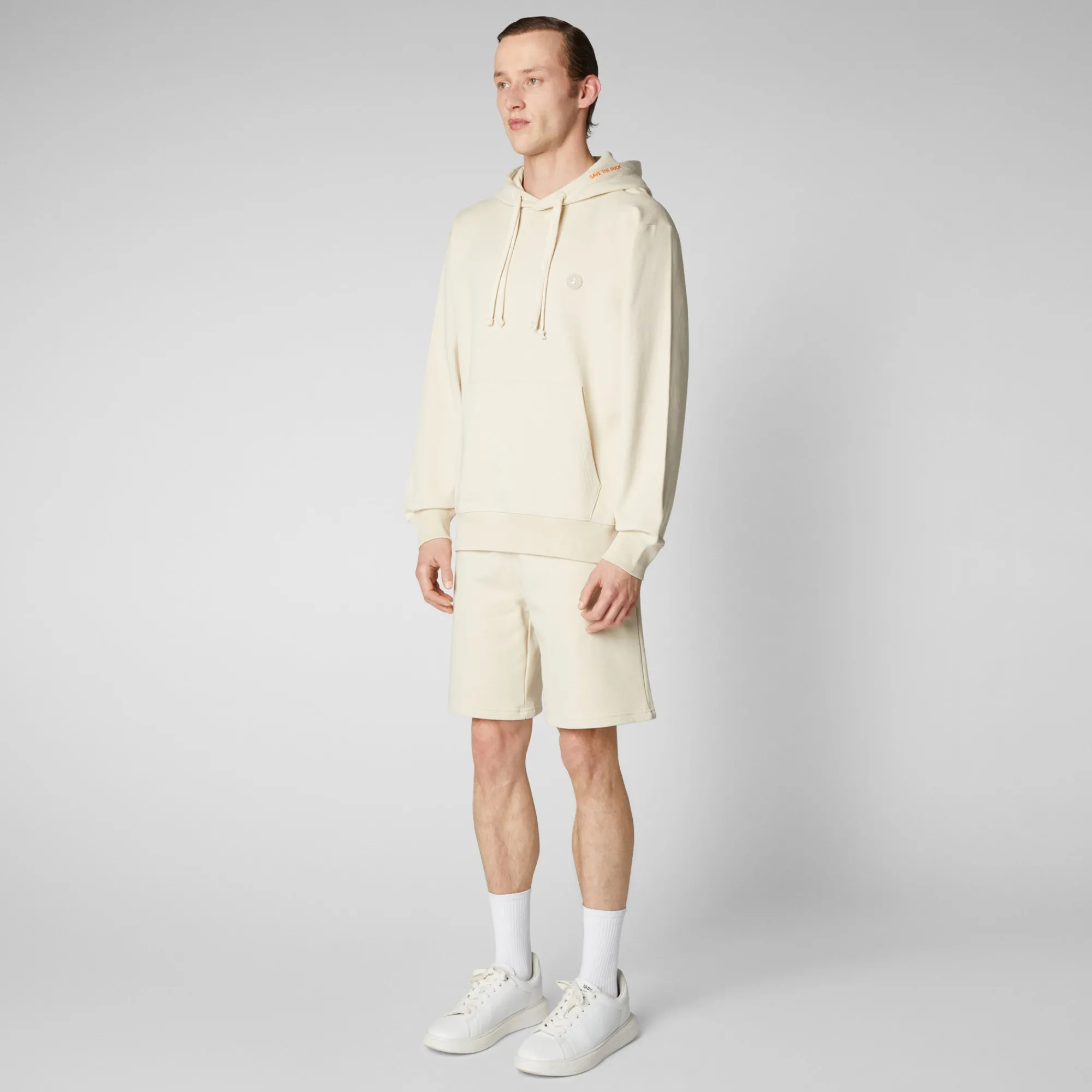 Save The Duck T-Shirts & Sweatshirts>Herren Sweatshirt Edson In Cremebeige