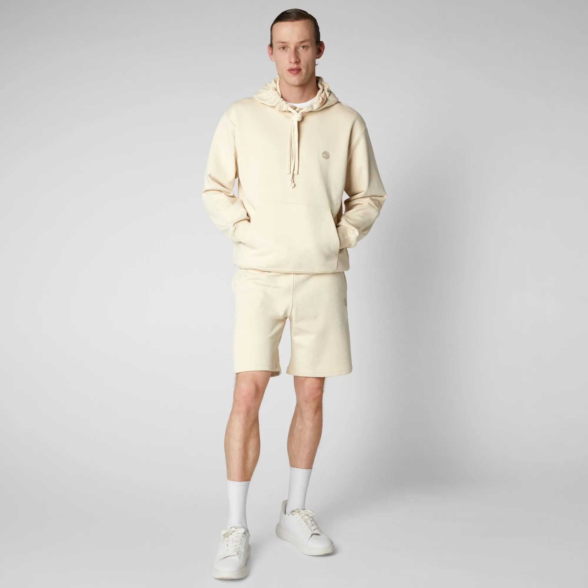 Save The Duck T-Shirts & Sweatshirts>Herren Sweatshirt Edson In Cremebeige