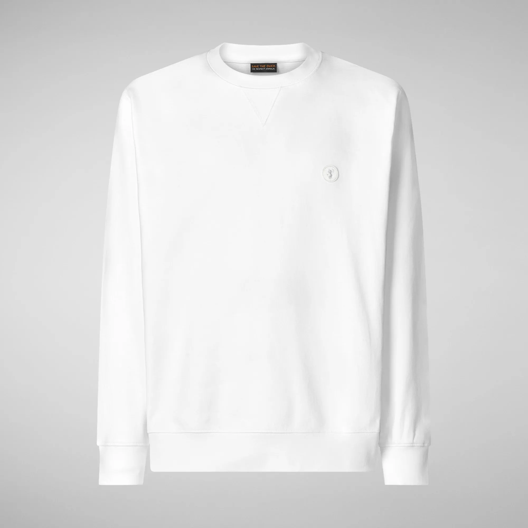 Save The Duck T-Shirts & Sweatshirts>Herren Sweatshirt Silas In Weiss