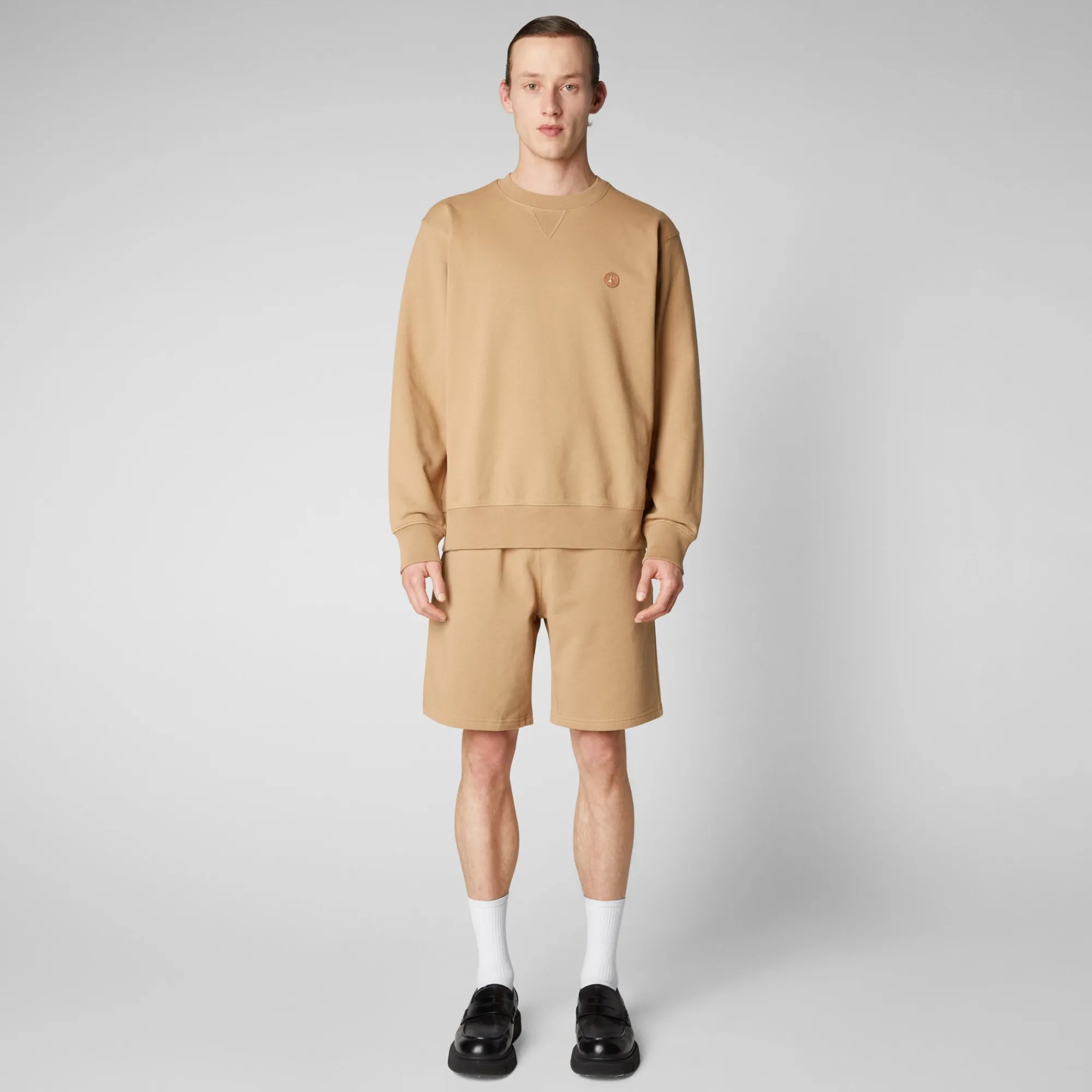 Save The Duck T-Shirts & Sweatshirts>Herren Sweatshirt Silas Inj Biscuit beige