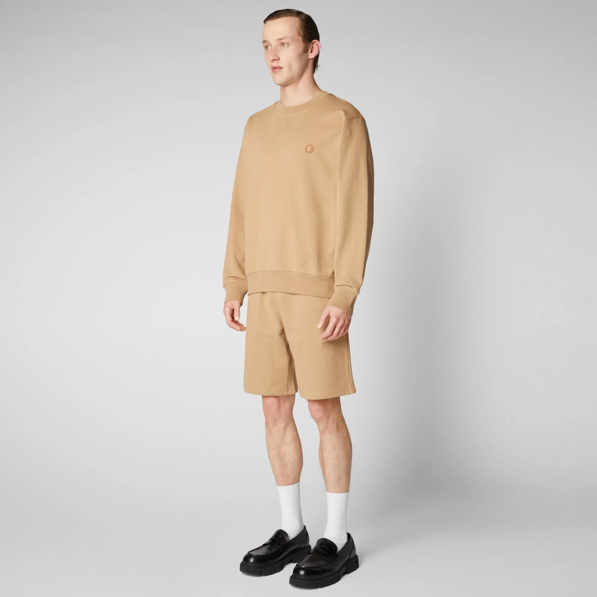 Save The Duck T-Shirts & Sweatshirts>Herren Sweatshirt Silas Inj Biscuit beige