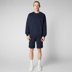 Save The Duck T-Shirts & Sweatshirts>Herren Sweatshirt Silas In Marineblau