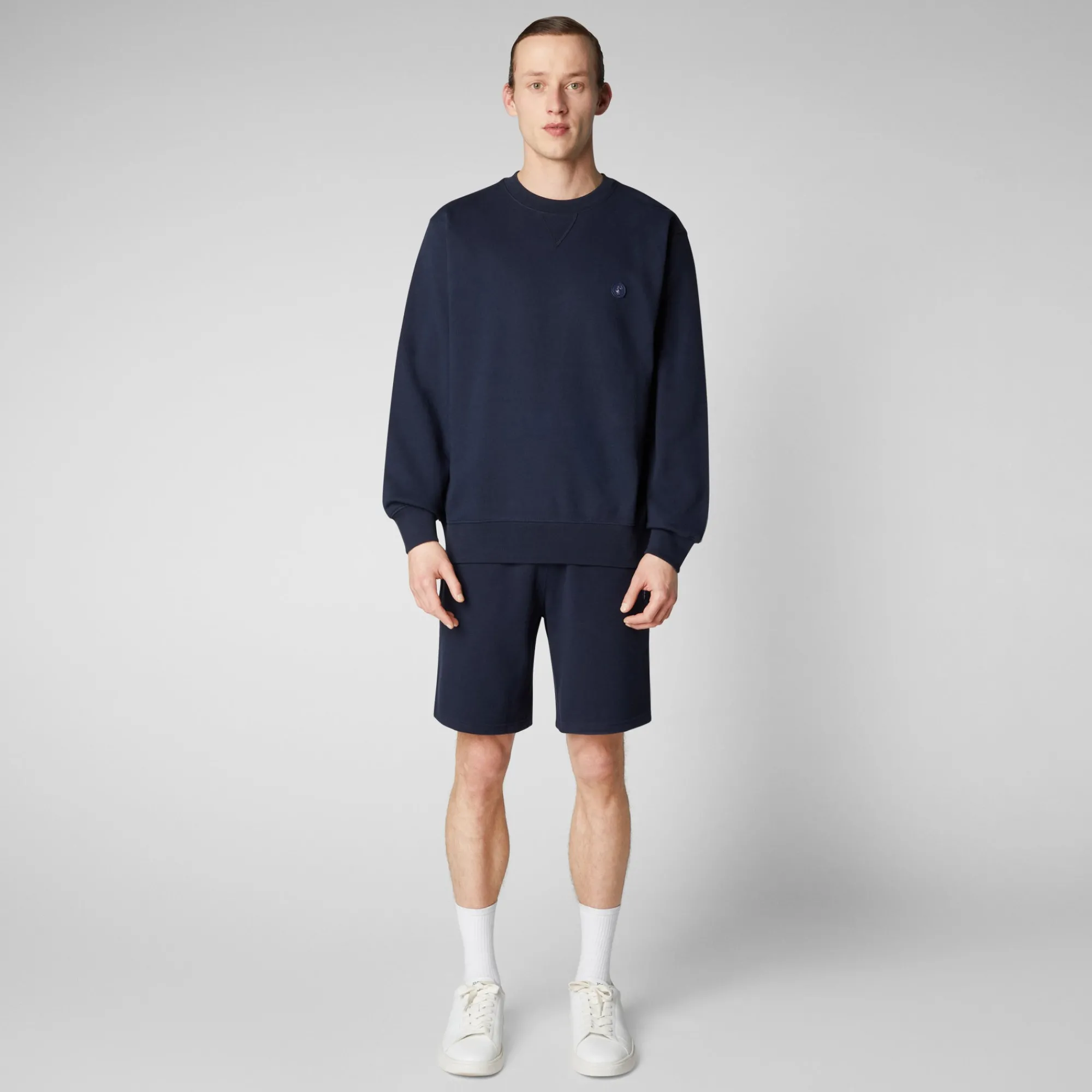 Save The Duck T-Shirts & Sweatshirts>Herren Sweatshirt Silas In Marineblau