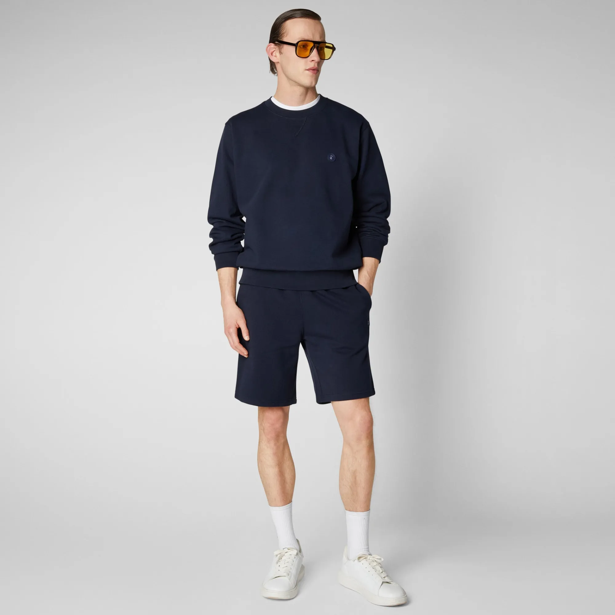 Save The Duck T-Shirts & Sweatshirts>Herren Sweatshirt Silas In Marineblau