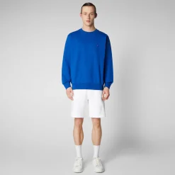 Save The Duck T-Shirts & Sweatshirts>Herren Sweatshirt Silas In Kräftiges Blau