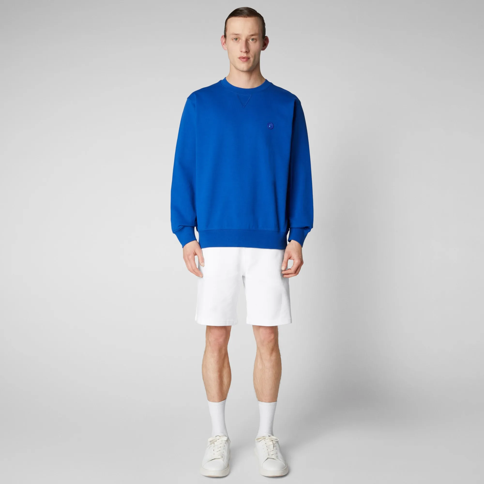 Save The Duck T-Shirts & Sweatshirts>Herren Sweatshirt Silas In Kräftiges Blau