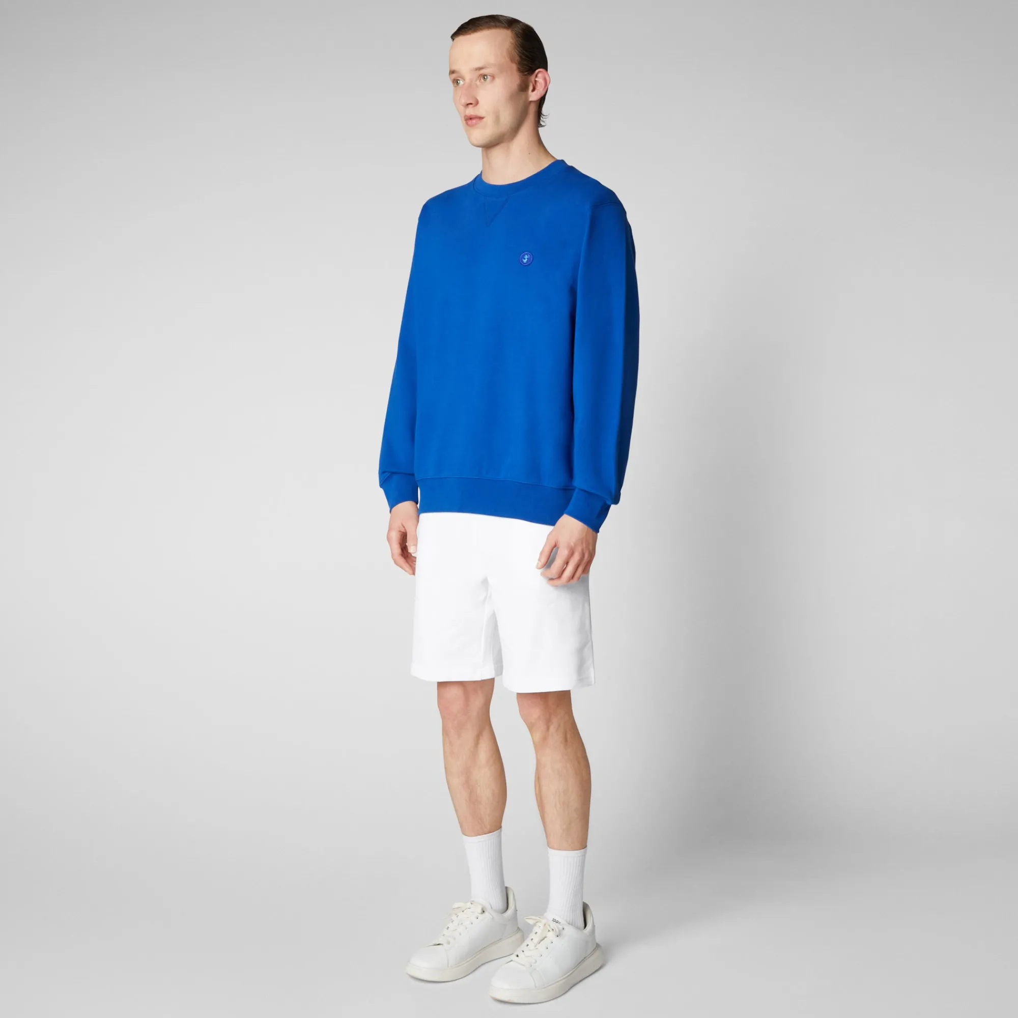 Save The Duck T-Shirts & Sweatshirts>Herren Sweatshirt Silas In Kräftiges Blau