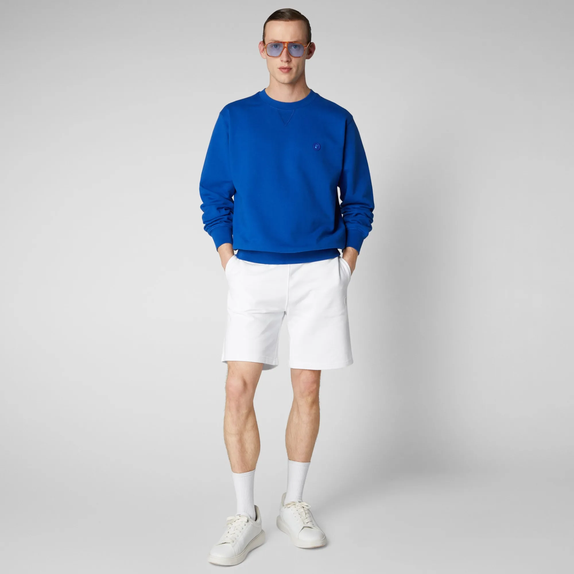 Save The Duck T-Shirts & Sweatshirts>Herren Sweatshirt Silas In Kräftiges Blau