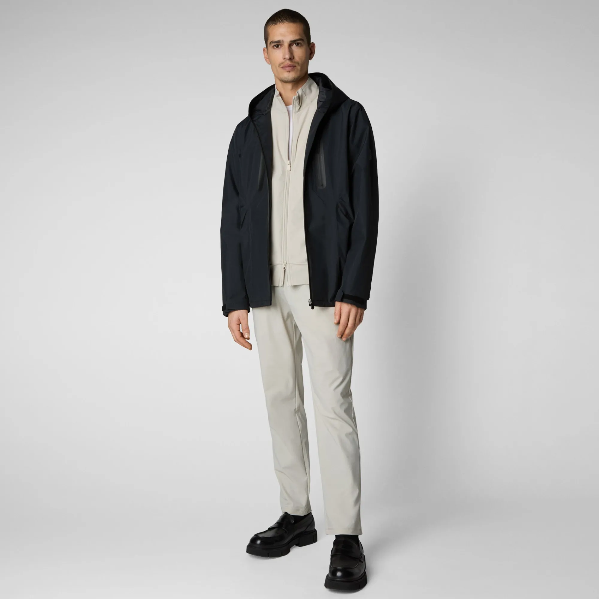 Save The Duck T-Shirts & Sweatshirts>Herren Sweatshirt Tulio In Nebelgrau