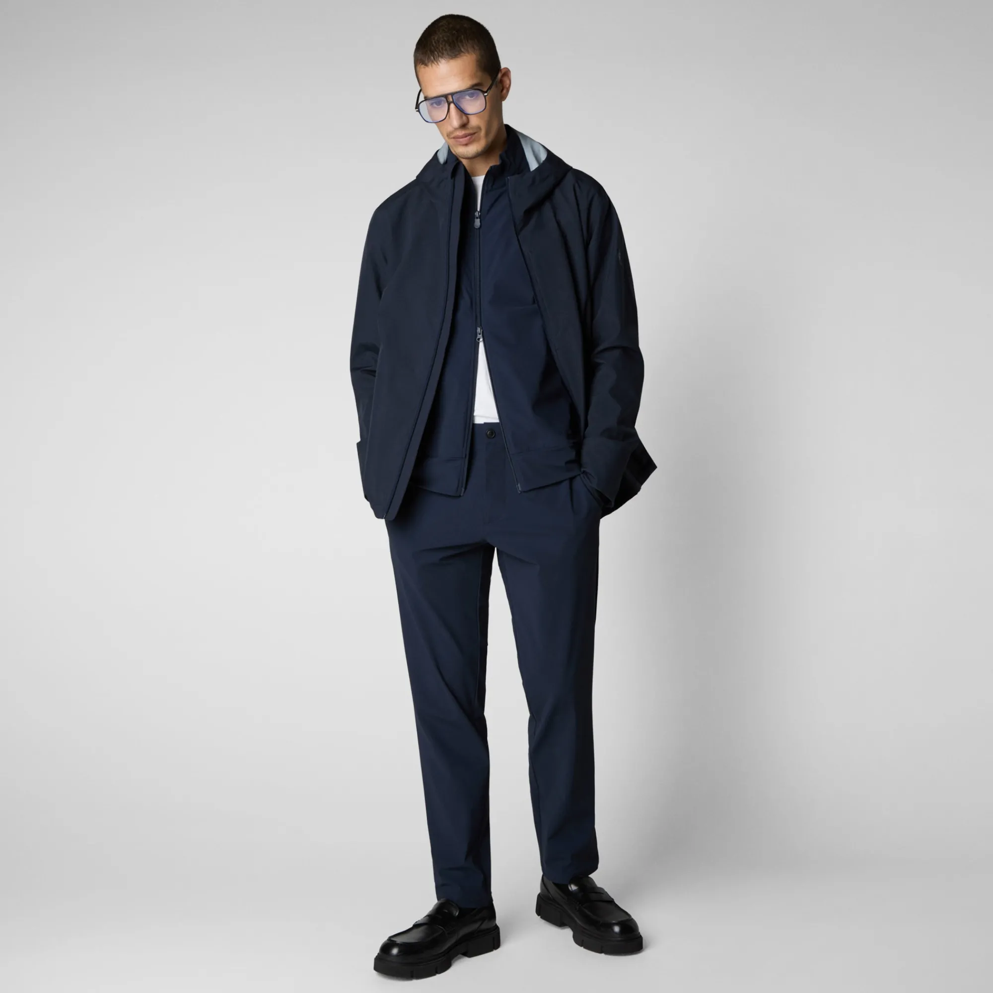 Save The Duck T-Shirts & Sweatshirts>Herren Sweatshirt Tulio In Marineblau