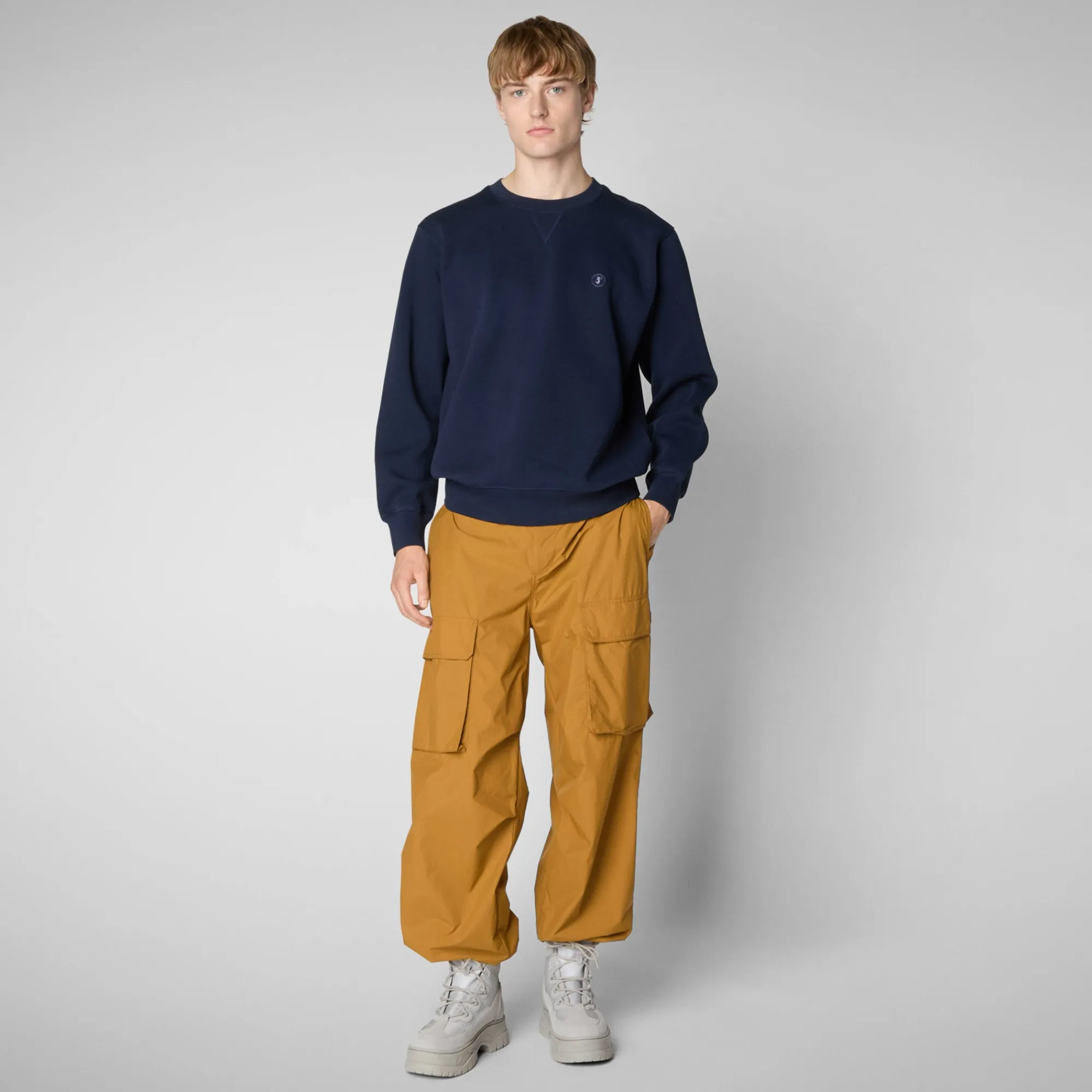 Save The Duck T-Shirts & Sweatshirts>Herren Sweatshirt Uren In Marineblau