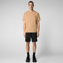 Save The Duck T-Shirts & Sweatshirts>Herren T-shirt Adelmar In Biscuit beige
