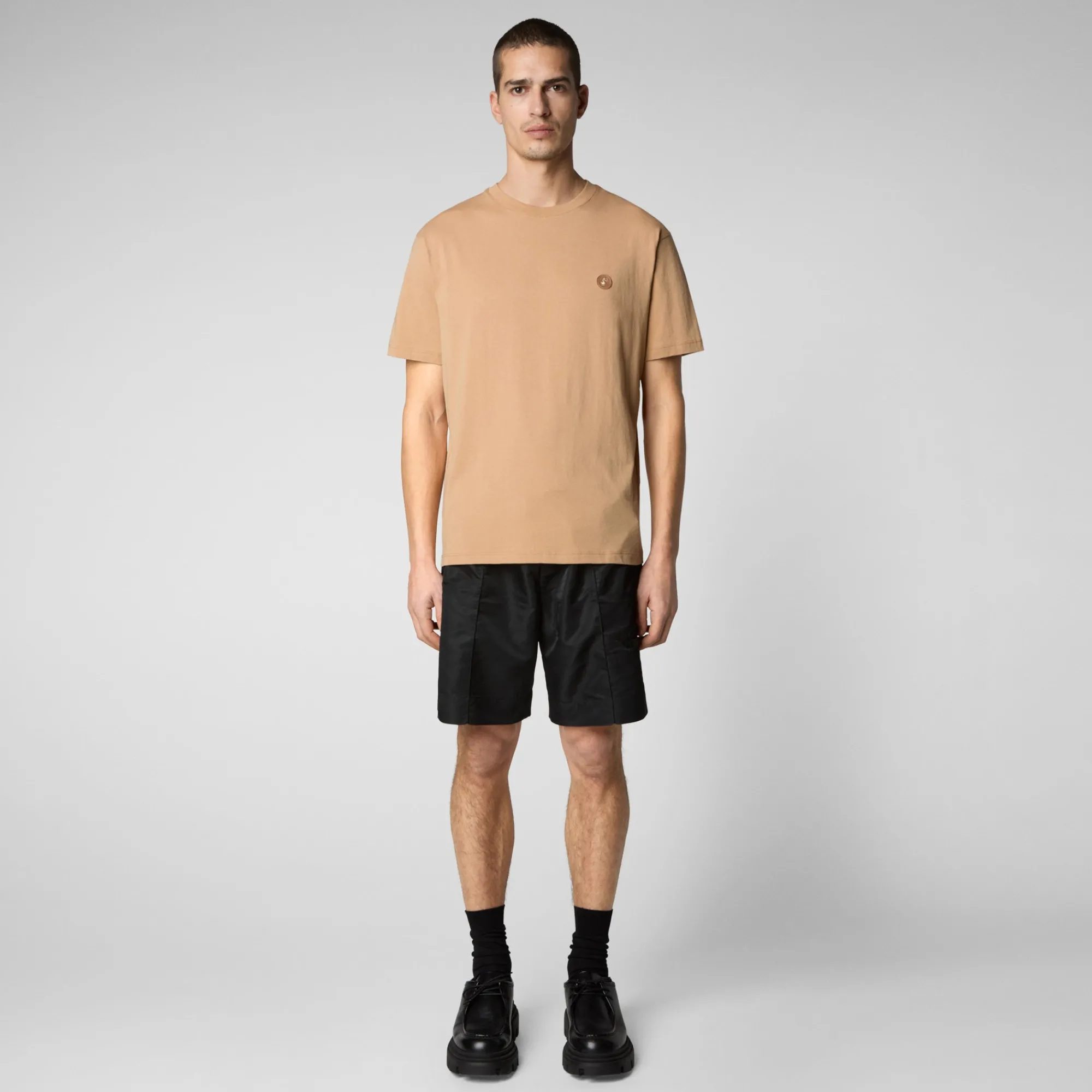 Save The Duck T-Shirts & Sweatshirts>Herren T-shirt Adelmar In Biscuit beige