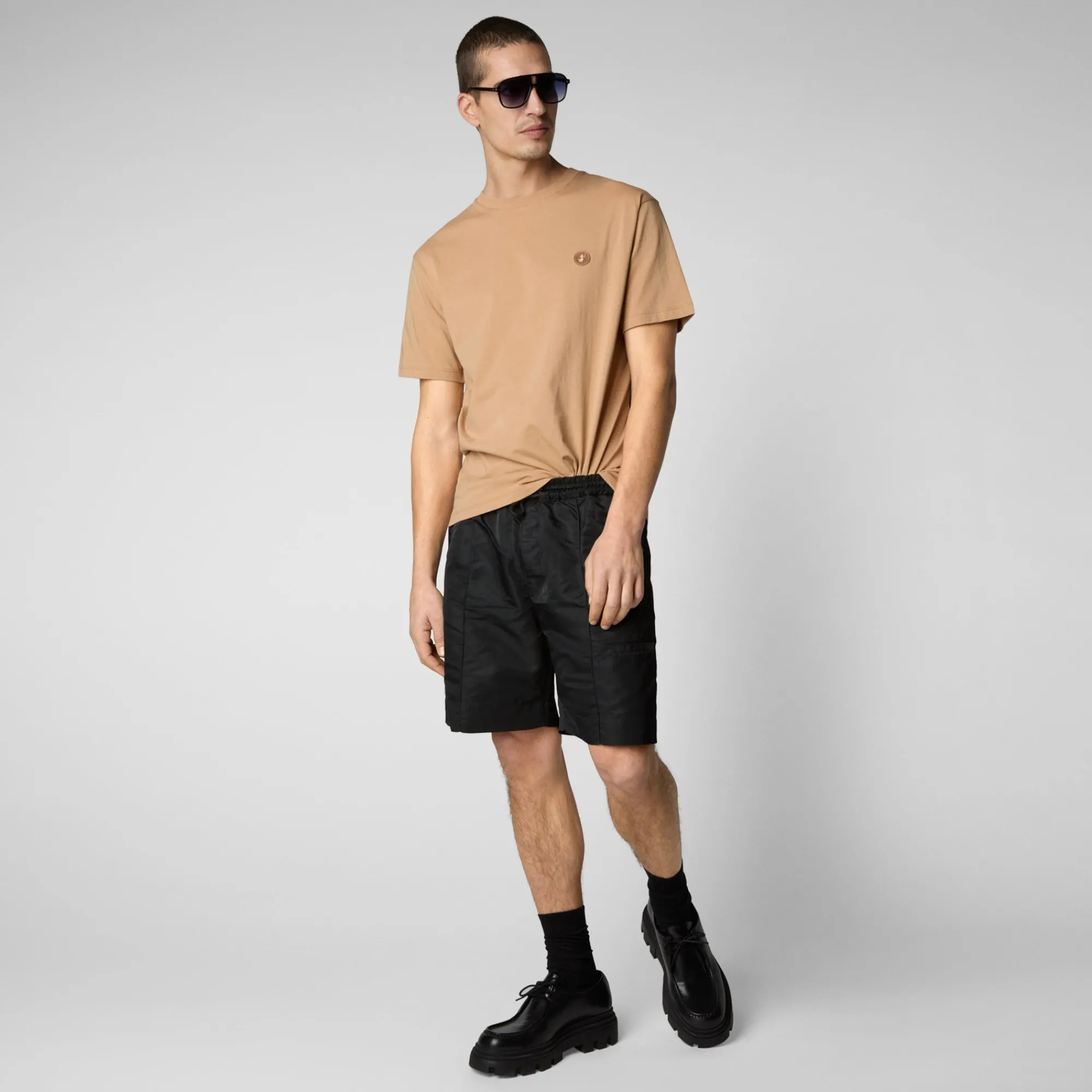 Save The Duck T-Shirts & Sweatshirts>Herren T-shirt Adelmar In Biscuit beige