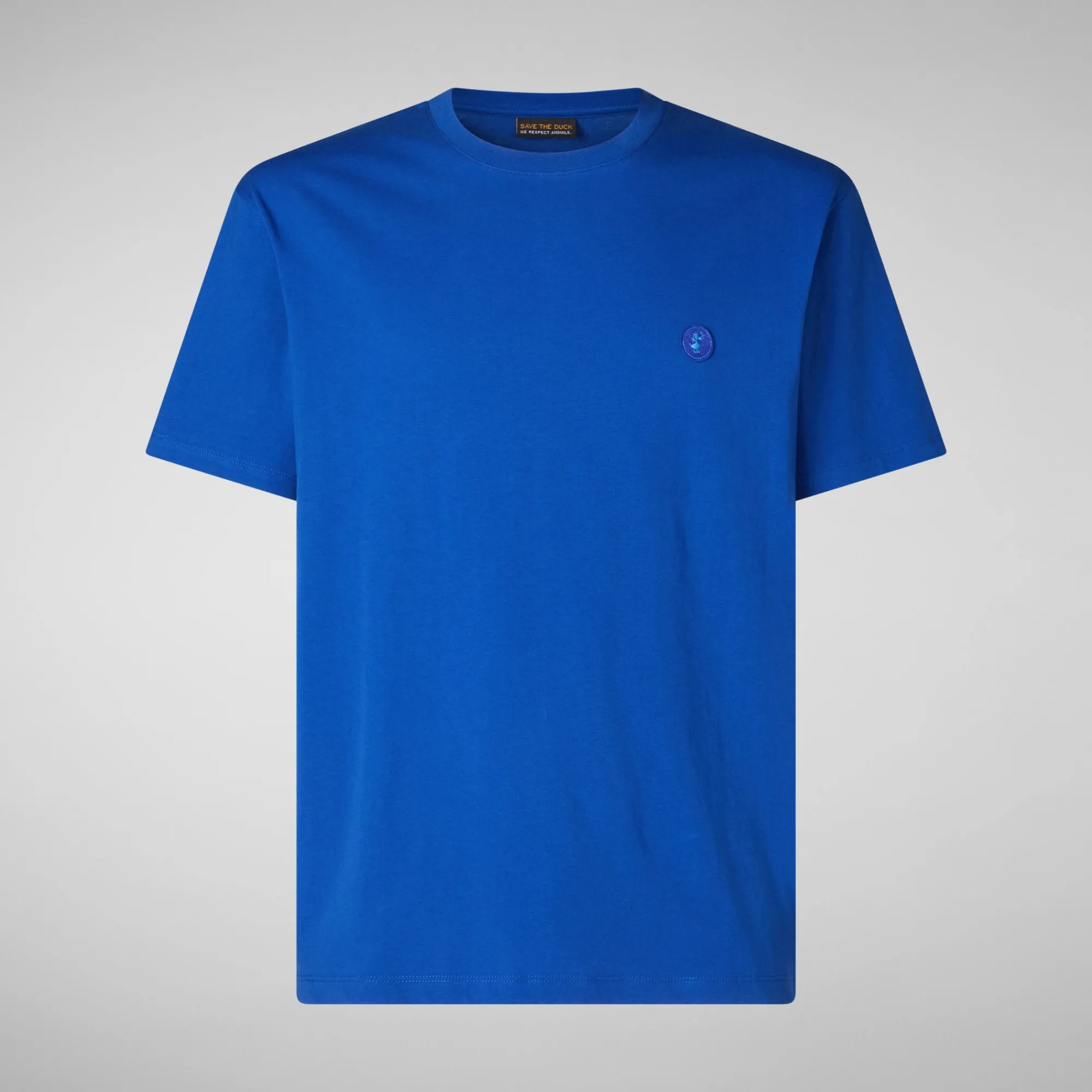 Save The Duck T-Shirts & Sweatshirts>Herren T-shirt Adelmar In Kräftiges Blau