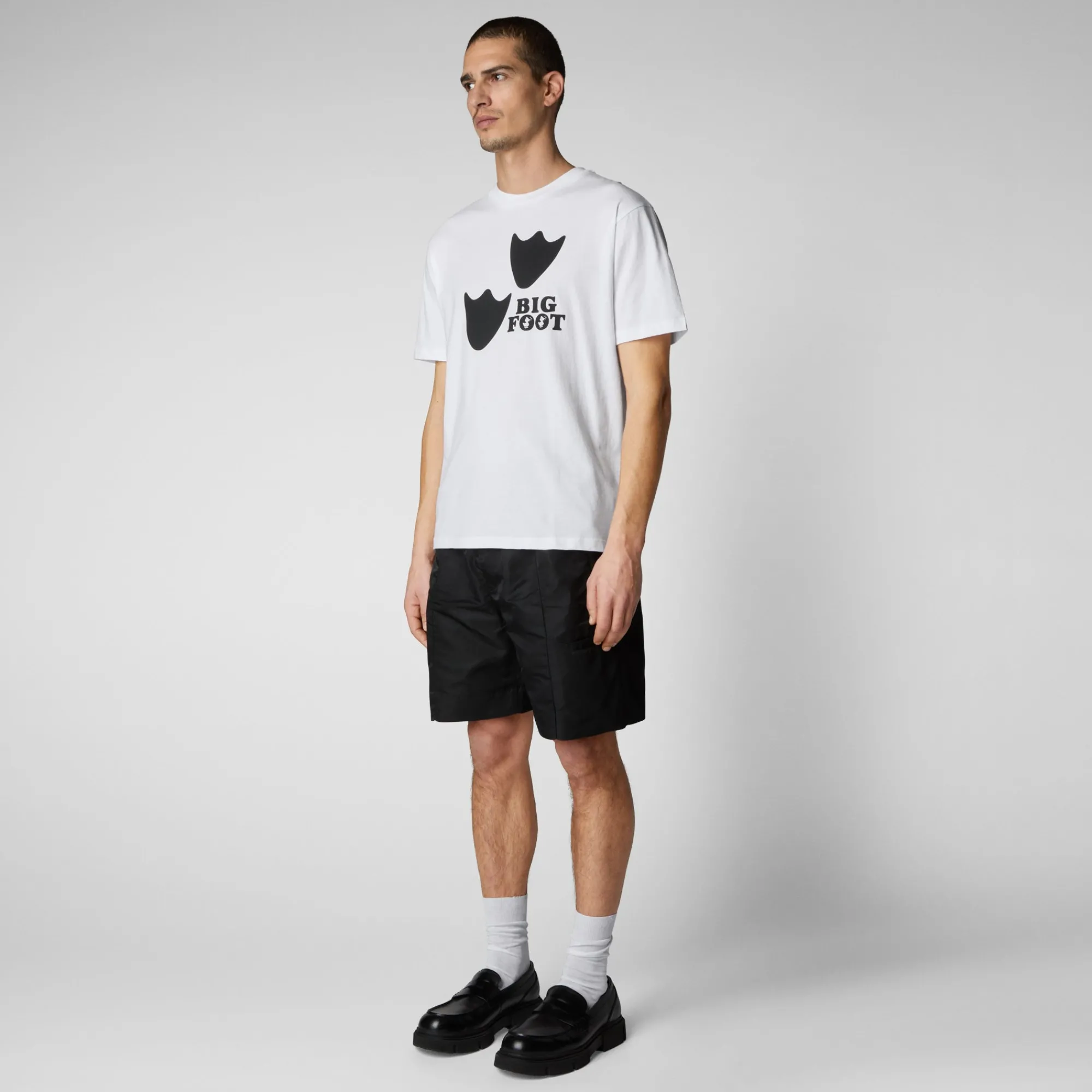 Save The Duck T-Shirts & Sweatshirts>Herren T-shirt Finlo In Weiss