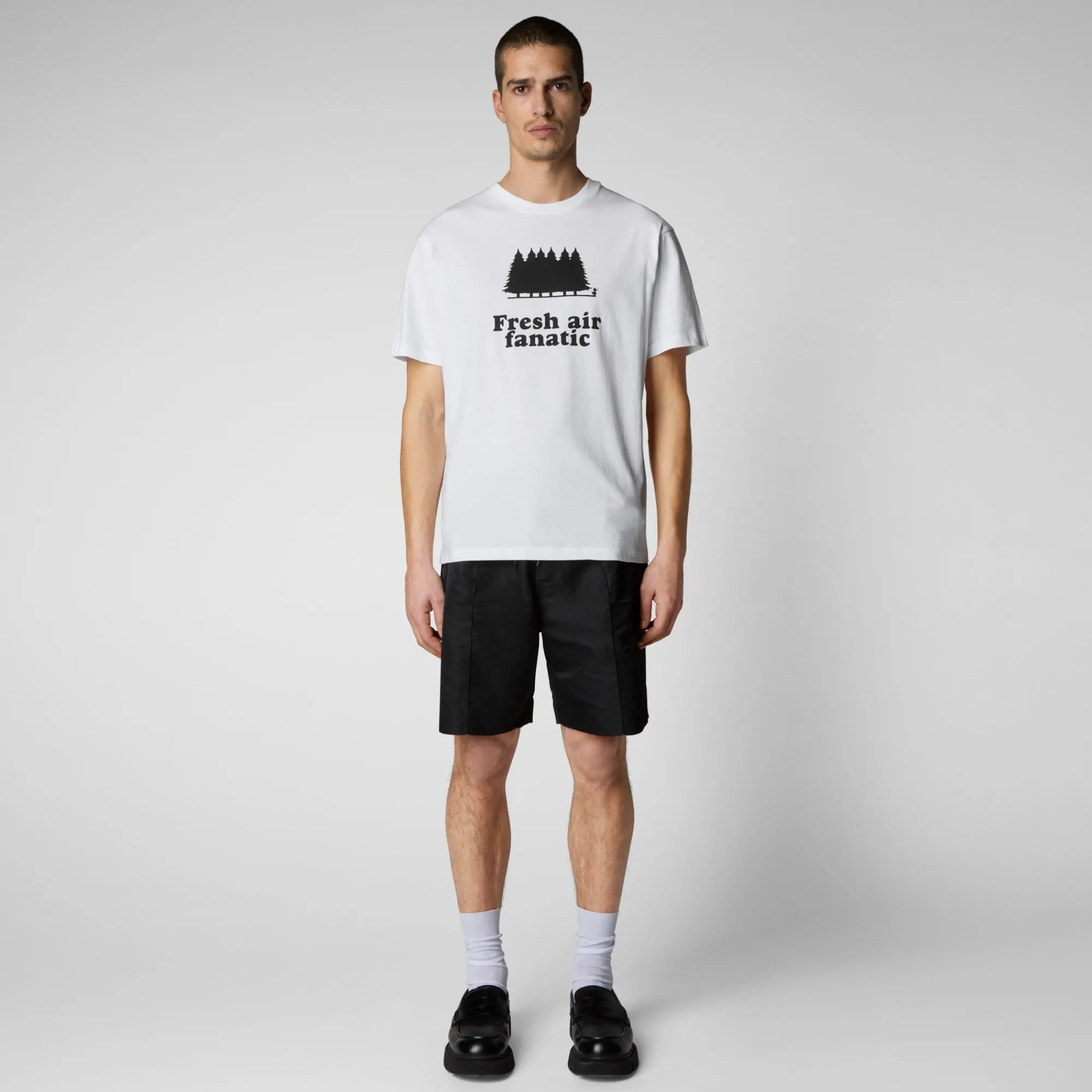 Save The Duck T-Shirts & Sweatshirts>Herren T-shirt Liraz In Weiss